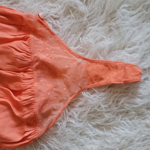 Free People Melrose Coralina Eyelash Lace Open Back Thong Bodysuit - Picture 6 of 10